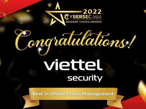 Viettel Cyber Security giành chiến thắng tại Cybersec Asia Readers’ Choice Awards 2022