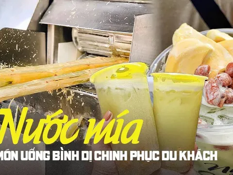 Ngoài các món ăn đình đám, du khách quốc tế còn thích thú với nước mía ép bằng máy độc đáo ở Việt Nam