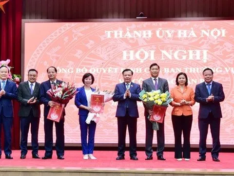 Ban Thường vụ Thành ủy Hà Nội điều động, luân chuyển 3 cán bộ chủ chốt