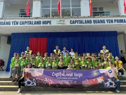 CapitaLand Development đóng góp hơn 2,8 tỉ đồng hỗ trợ 3000 học sinh tại Việt Nam