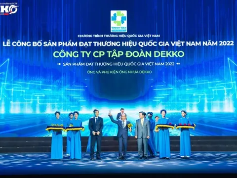 Tập đoàn Dekko vinh dự lần thứ 3 liên tiếp đạt Thương hiệu quốc gia