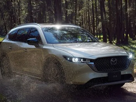 Mazda CX-8 2023 ra mắt: Hoàn thiện hơn, tăng sức đấu Hyundai Santa Fe