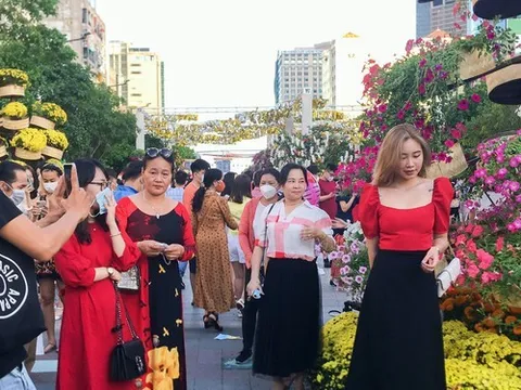 Đường hoa Nguyễn Huệ Tết Quý Mão 2023 ở TP.HCM được tổ chức như thế nào?