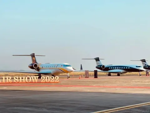 Chuyên cơ hiện đại bậc nhất thế giới Gulfstream G700 xuất hiện tại Việt Nam