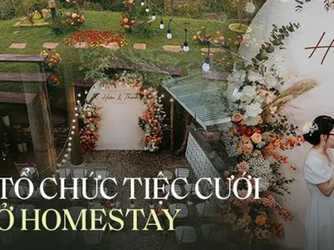 Xu hướng tiệc cưới thân mật và một số homestay tổ chức ở gần Hà Nội