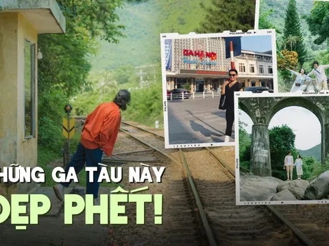 Những ga tàu lửa ở Việt Nam đẹp như trên phim, có nơi còn trở thành địa điểm du lịch nổi tiếng