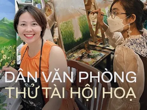 Chị em công sở Hà Nội cuối tuần "nấp" quán cà phê nào để thoả sở thích vẽ tranh?