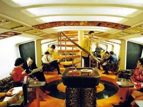 Sự xa xỉ của việc di chuyển bằng máy bay trong những năm 1970