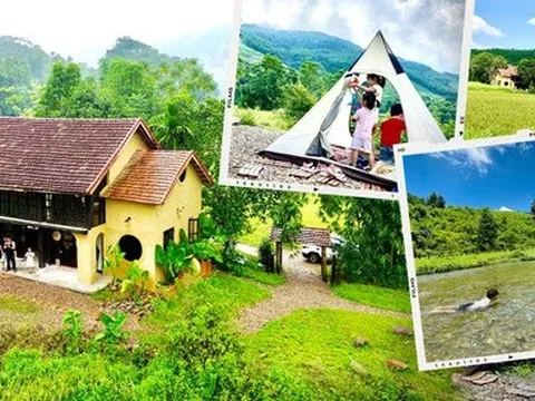 Ngôi nhà nhỏ ở Phú Thọ nằm giữa cánh đồng bao la, thiết kế thời 'ông bà anh' nhưng ai nhìn cũng thích