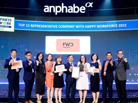 FWD liên tục được vinh danh tại nhiều giải thưởng uy tín về nhân sự