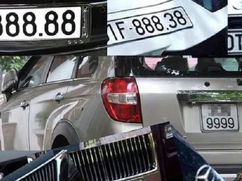 Đấu giá biển số ô tô: Chốt giá khởi điểm 40 triệu, bước giá 5 triệu