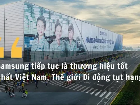 Top 10 thương hiệu tốt nhất Việt Nam: Samsung tiếp tục dẫn đầu, Thế giới Di động tụt hạng