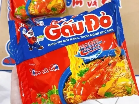 Bộ Công Thương yêu cầu báo cáo mì Gấu Đỏ xuất sang Đài Loan có nguy cơ chứa chất cấm