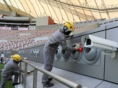 Khám phá bí mật hệ thống làm mát tại World Cup 2022, khiến ngoài sân mà như trong phòng điều hòa