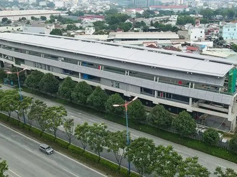 Cận cảnh nhà ga Khu Công nghệ cao hoàn thành 99% của tuyến Metro TP.HCM