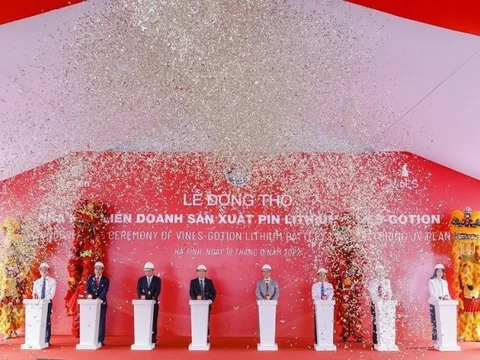 Khởi công Nhà máy sản xuất Cell Pin tại Hà Tĩnh