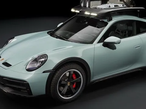 Porsche 911 Dakar ra mắt: Xe sang của nhà giàu thích nghịch cát
