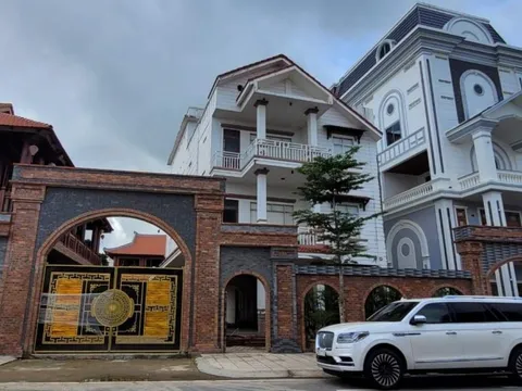 Biệt phủ của đại gia Quảng Ngãi xây lố trên đất lúa, đất của Nhà nước