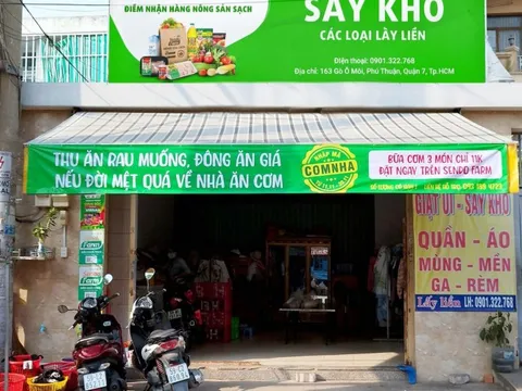 Đi chợ kiểu mới: Hộ kinh doanh kết hợp điểm nhận hàng Sendo Farm