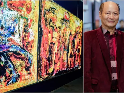 Nét sáng tạo độc nhất vô nhị của họa sĩ “kỳ nhân” Ngô Xuân Bính trong triển lãm “Ego– Người”