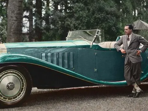 Những bức ảnh siêu hiếm về xe Bugatti trong những năm 1920 và 1930