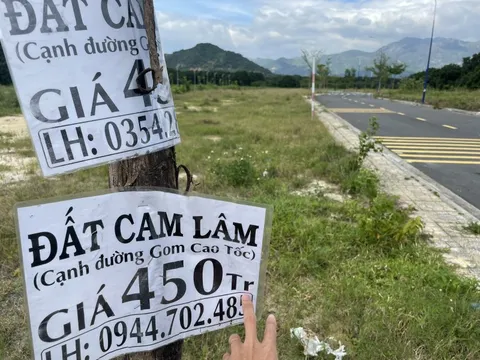 Khánh Hoà: Tạm dừng đăng ký biến động của 2.385 thửa đất ở Cam Lâm