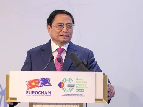 Thủ tướng Phạm Minh Chính: Phát triển kinh tế xanh để thu hút dòng vốn đầu tư từ châu Âu