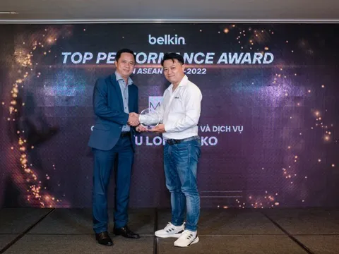 MeKo đạt giải thưởng Nhà phân phối Belkin hàng đầu Đông Nam Á