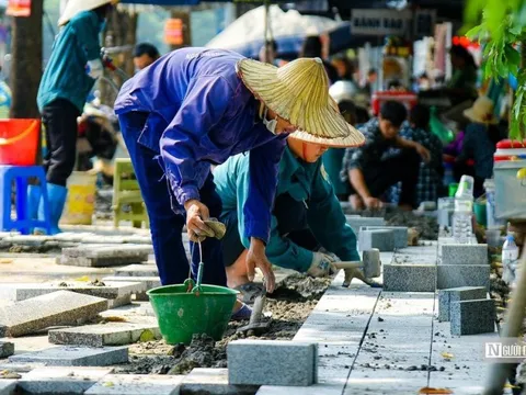 Hà Nội sẽ đánh giá lại chủ trương lát đá vỉa hè