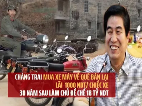 Với số vốn 3000 NDT, chàng trai vượt 1.800 km mua xe máy về bán lại kiếm lời: Lãi 1.000 NDT/chiếc, hơn 30 năm sau trở thành ông chủ đế chế vận tải hơn 18 tỷ NDT