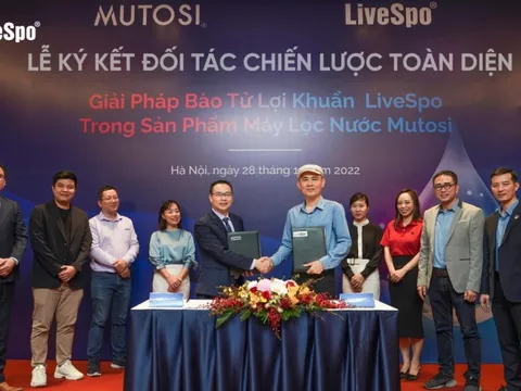 Mutosi bắt tay LiveSpo, tuyên bố tạo ra máy lọc nước bổ sung bào tử lợi khuẩn đầu tiên tại Việt Nam