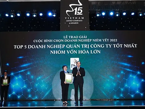 PNJ góp mặt trong top 5 doanh nghiệp niêm yết quản trị tốt năm 2022