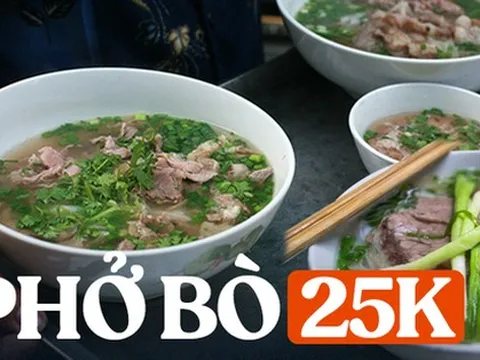 Những quán phở có giá chỉ 25.000 đồng, ngay trung tâm Hà Nội nhưng lại rất ít người biết đến
