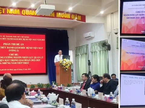 Thi tuyển Giám đốc Bệnh viện Mắt TP HCM: Tìm được người điểm cao nhất vòng 2