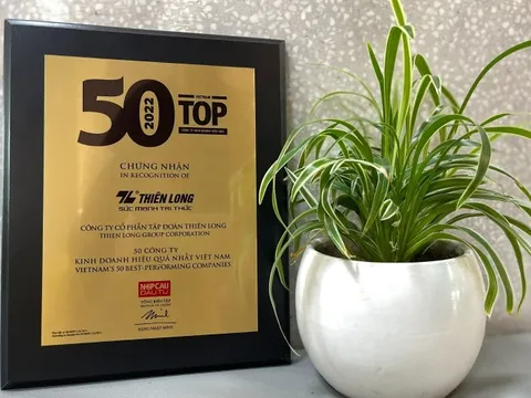 Thiên Long vào top 50 doanh nghiệp kinh doanh hiệu quả nhất Việt Nam 2022