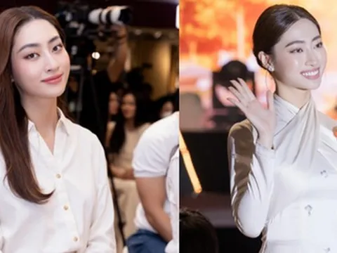 Hoa hậu Lương Thùy Linh mặc "kín cổng cao tường" từ khi trở thành giảng viên