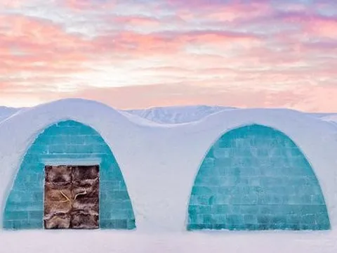 Có một khách sạn kỳ lạ ở Thụy Điển, mỗi năm “xây” lại một lần, chỉ mở cửa đón khách vào mùa đông