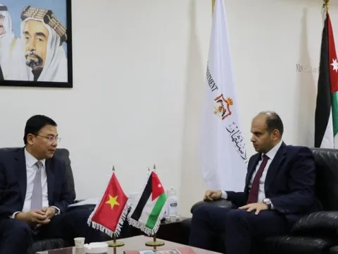 Củng cố, tăng cường quan hệ hợp tác Việt Nam-Jordan