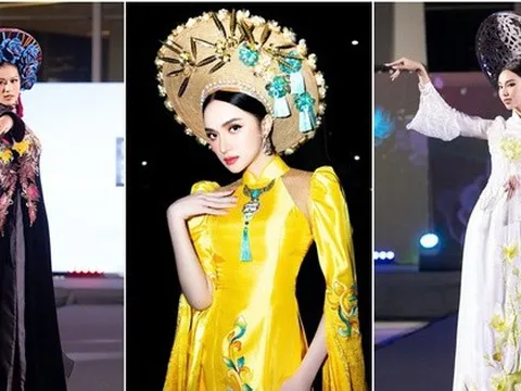 Hương Giang, Thùy Tiên diện áo dài tại Tuần lễ thời trang Thái Lan