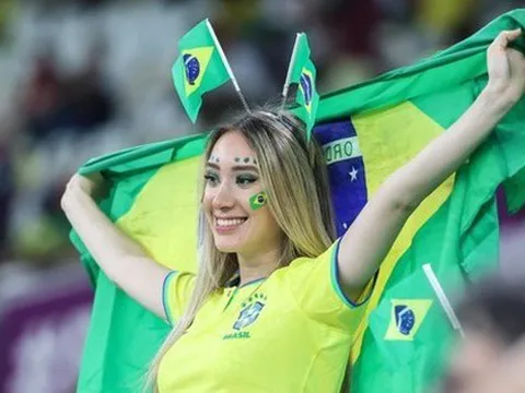 Chùm ảnh: Dàn mỹ nữ Brazil khoe sắc lần cuối trên khán đài World Cup 2022