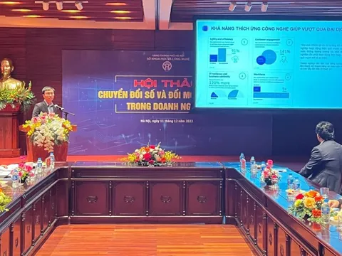 FPT trình diễn sản phẩm công nghệ tại triển lãm Chuyển đổi số và Đổi mới sáng tạo Hà Nội 2022