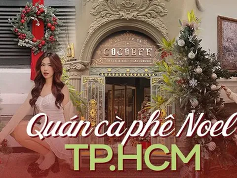 Giới trẻ TP.HCM chụp ảnh Giáng sinh rần rần tại các quán cà phê phong cách cổ điển phương Tây