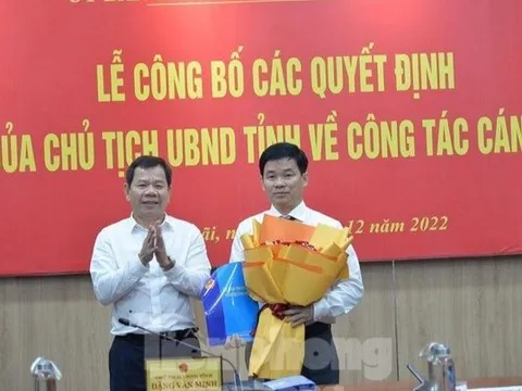 Công bố các quyết định về công tác cán bộ tỉnh Quảng Ngãi