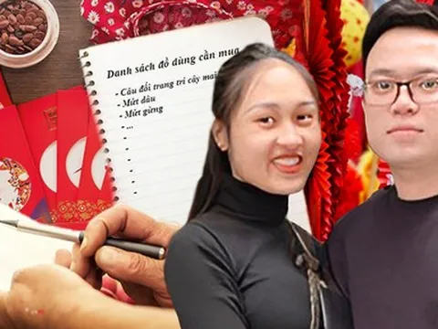 Cặp đôi mới cưới cắt giảm chi phí cho bản thân, không trang trí nhà cửa để lo Tết