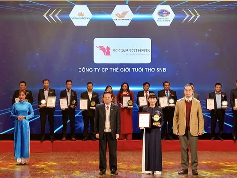 Soc&Brothers đạt TOP 100 nhãn hiệu nổi tiếng Việt Nam
