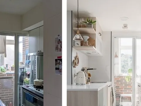 Căn hộ 55m² hơn 20 năm tuổi khang trang ngỡ ngàng sau khi cải tạo