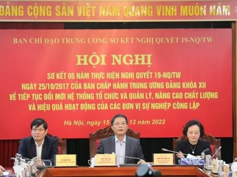 Số đơn vị sự nghiệp công lập giảm vượt mục tiêu của năm 2021