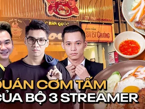 Quán cơm tấm của bộ 3 Độ Mixi, PewPew và Xemesis mở ở Đà Lạt: Khách xếp hàng dài, chủ quán phải vào phục vụ