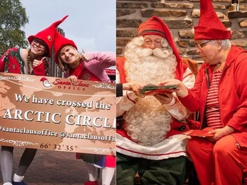 Quê hương ông già Noel đón lượng khách kỷ lục sau 2 năm đại dịch
