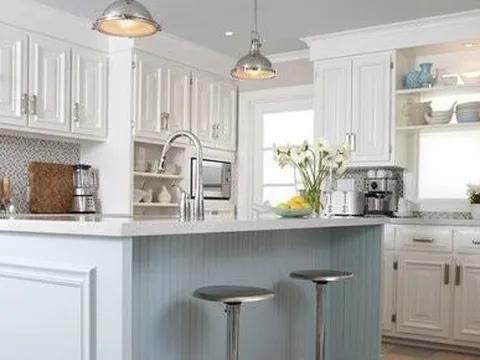 9 ý tưởng trang trí phòng bếp màu trắng không nhàm chán đáng để bạn tham khảo